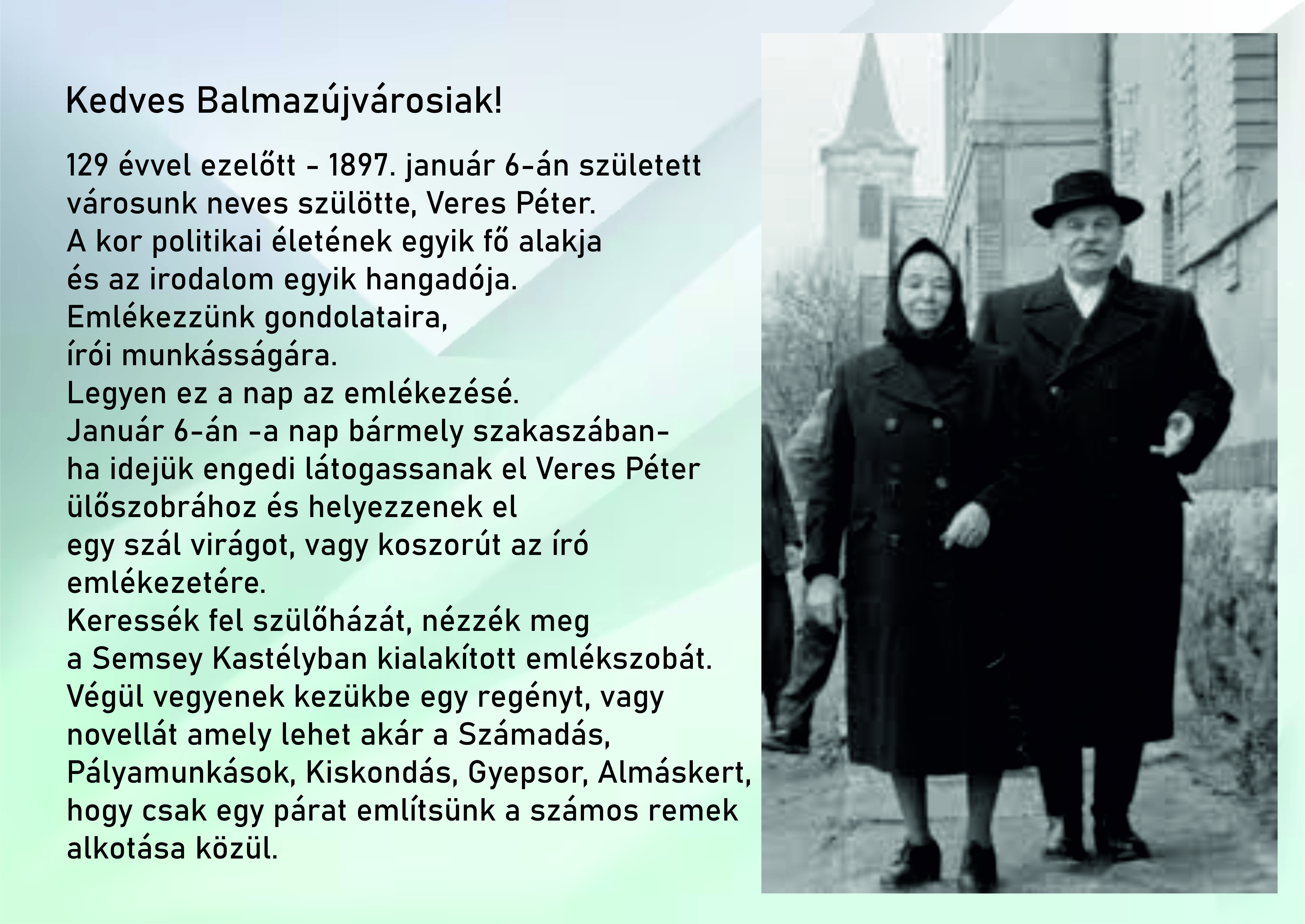 Veres Péter megemlékezés!